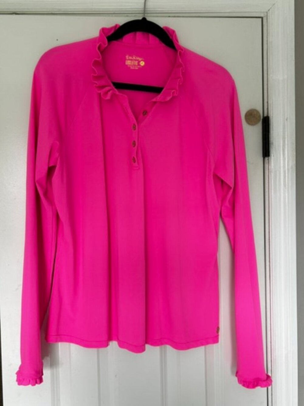 Lilly Pulitzer Luxletic Pink Top XL; Excellent Condition